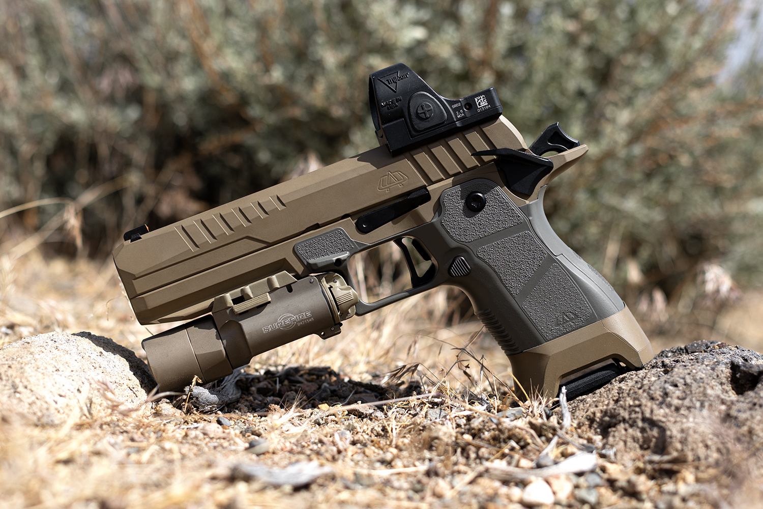 OA Defense OA 2311 - High Desert Sage finish on the ground