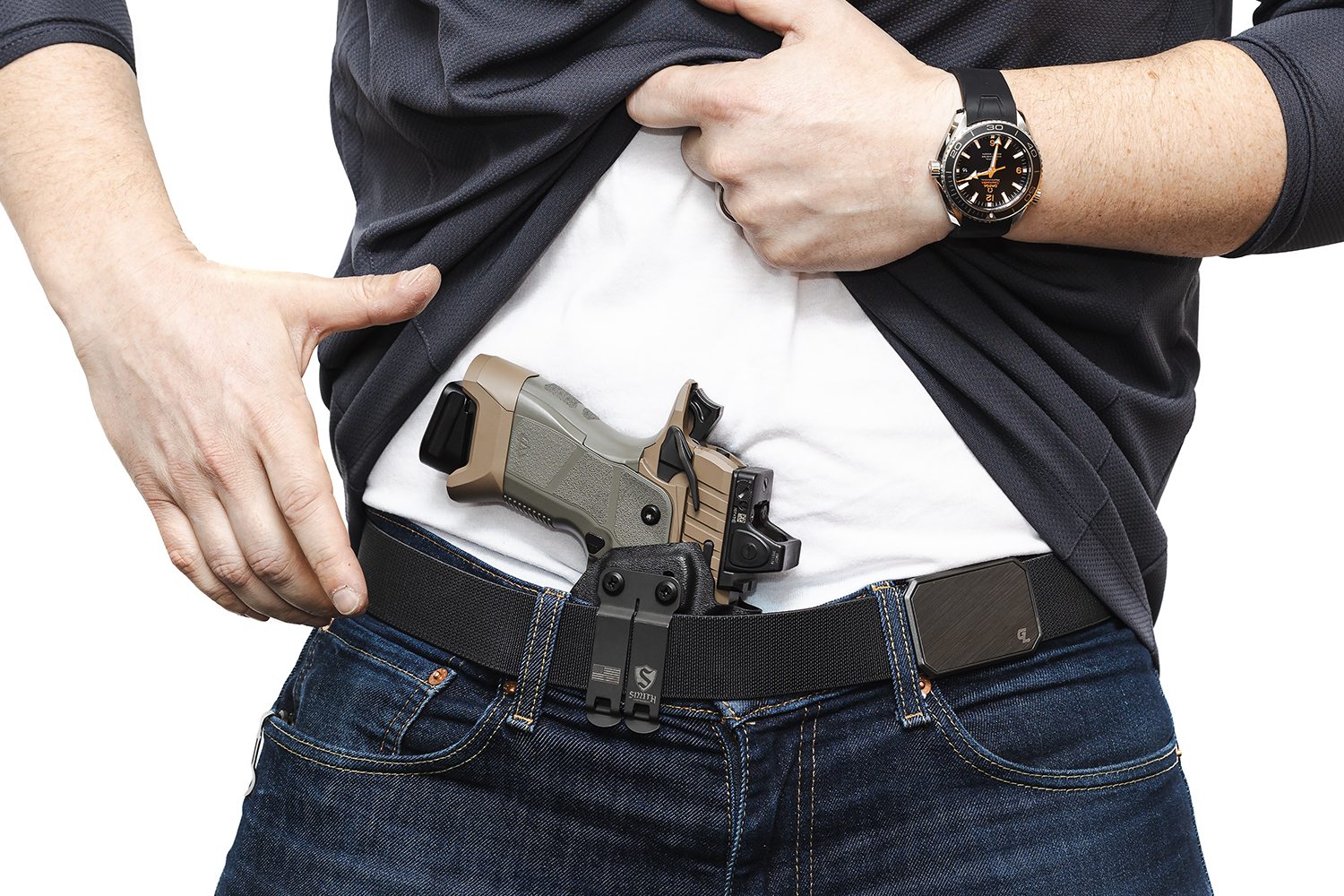 OA Defense OA 2311 Compact with Plus Kit in a holster